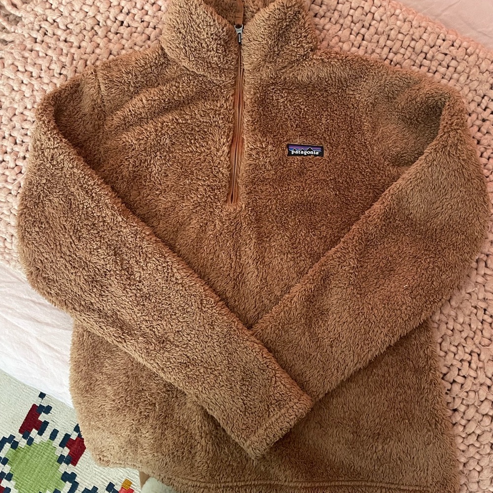 Patagonia Tan Fleece Jacket